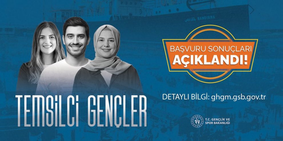 2024 Yılı Temsilci Genç başvuru sonuçları açıklandı