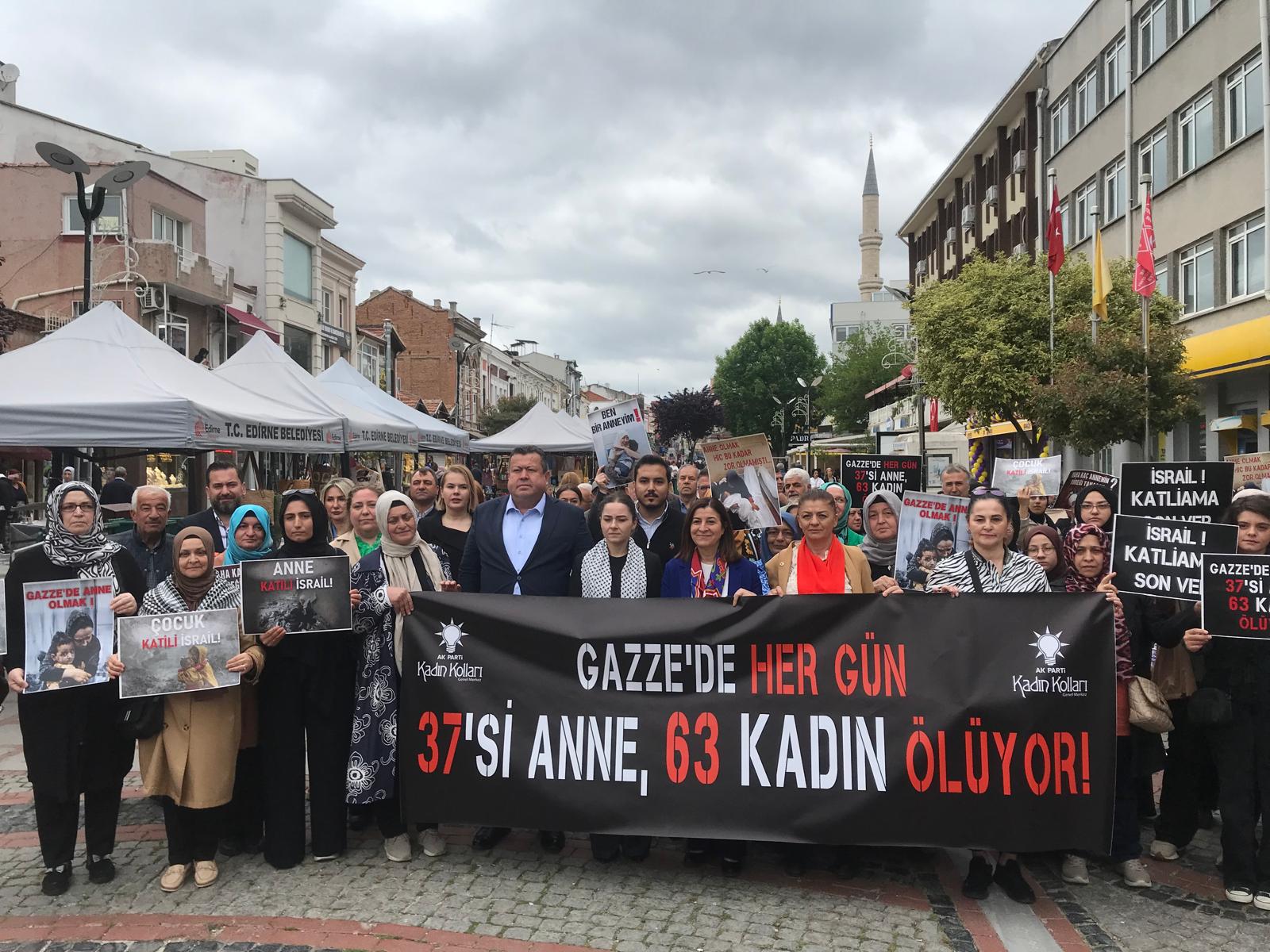AK Parti’den Gazze’deki annelere yardım, İsrail’e ateşkes çağrısı