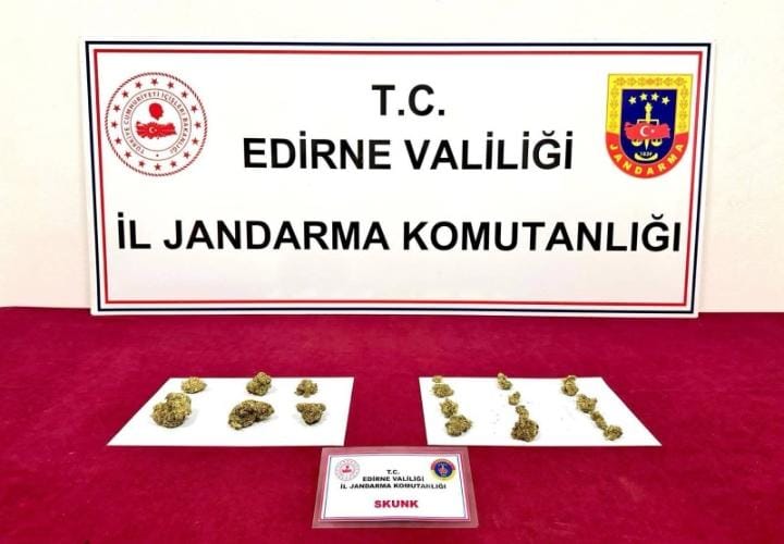 Üzerinde uyuşturucuyla yakalandı