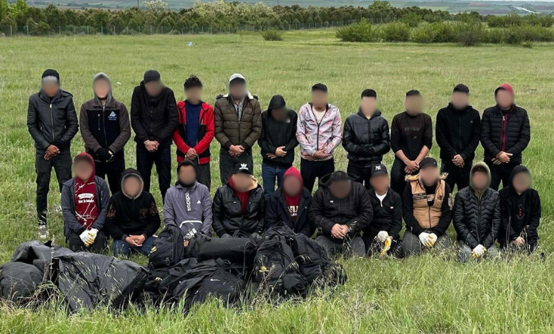 Köseömer Köyü'de kaçak göçmen avı