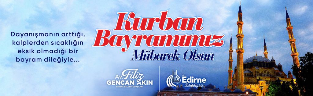 Edirne Belediyesi Kurban Bayramı ilanı