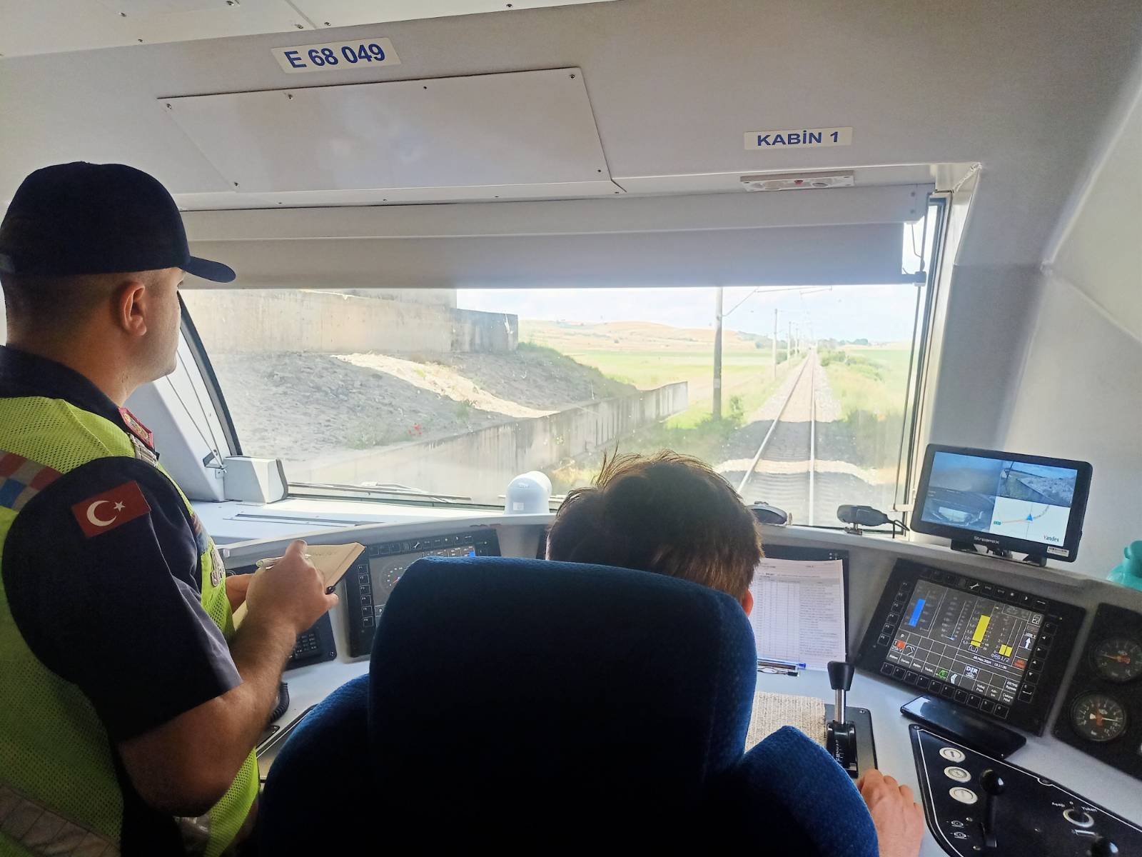 Edirne - Pehlivanköy trenine denetim