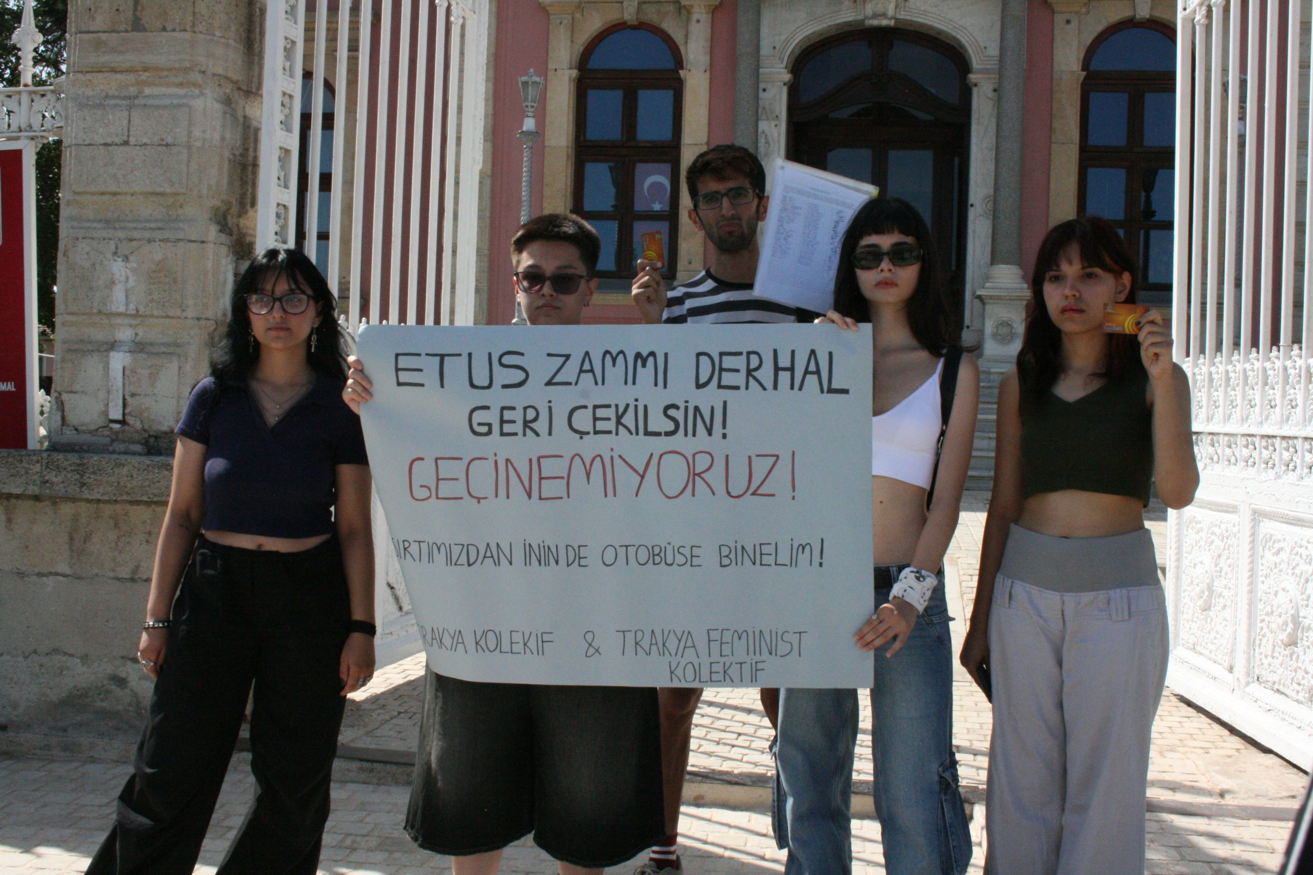 İmza kampanyasıyla zammın iptalini istediler