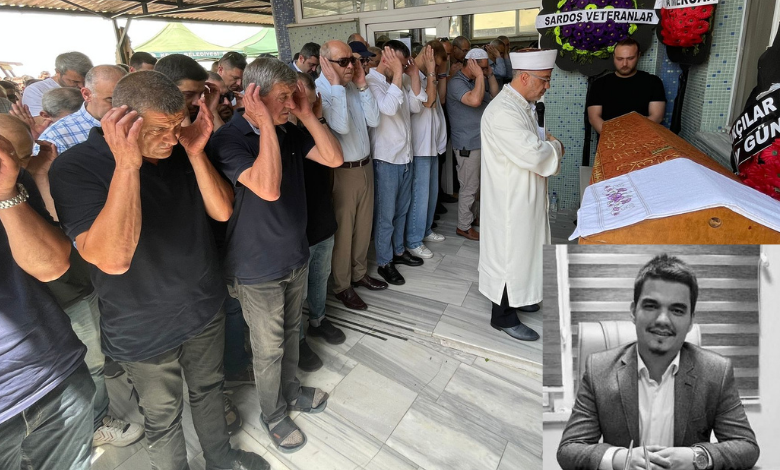 Genç yaşta vefat eden Akça gözyaşlarıyla uğurlandı