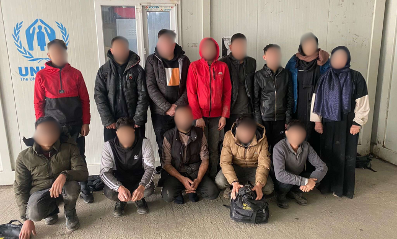 Suriyeli ve Afgan göçmenler Doyran'da yakalandı