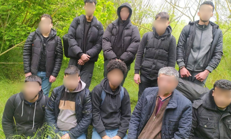 Eskiköy'de göçmen avı