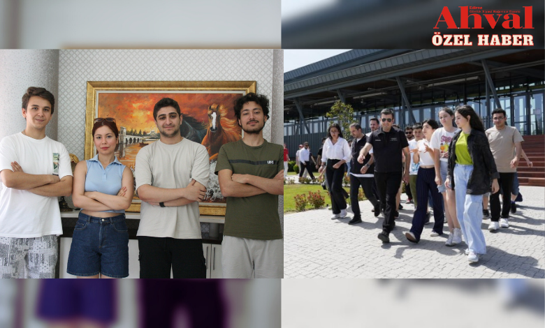 Edirne’deki öğrenciler projeleriyle dikkat çektiler