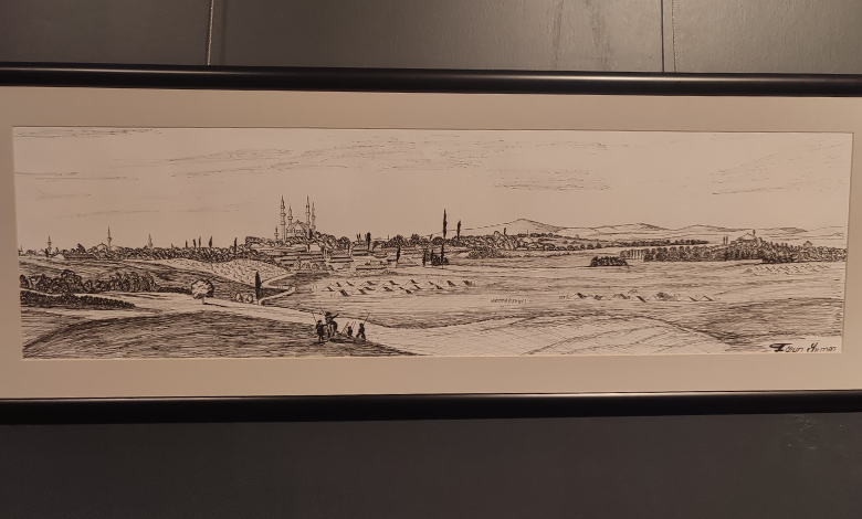 1740 yılındaki payitaht resminde dikkat çeken detay