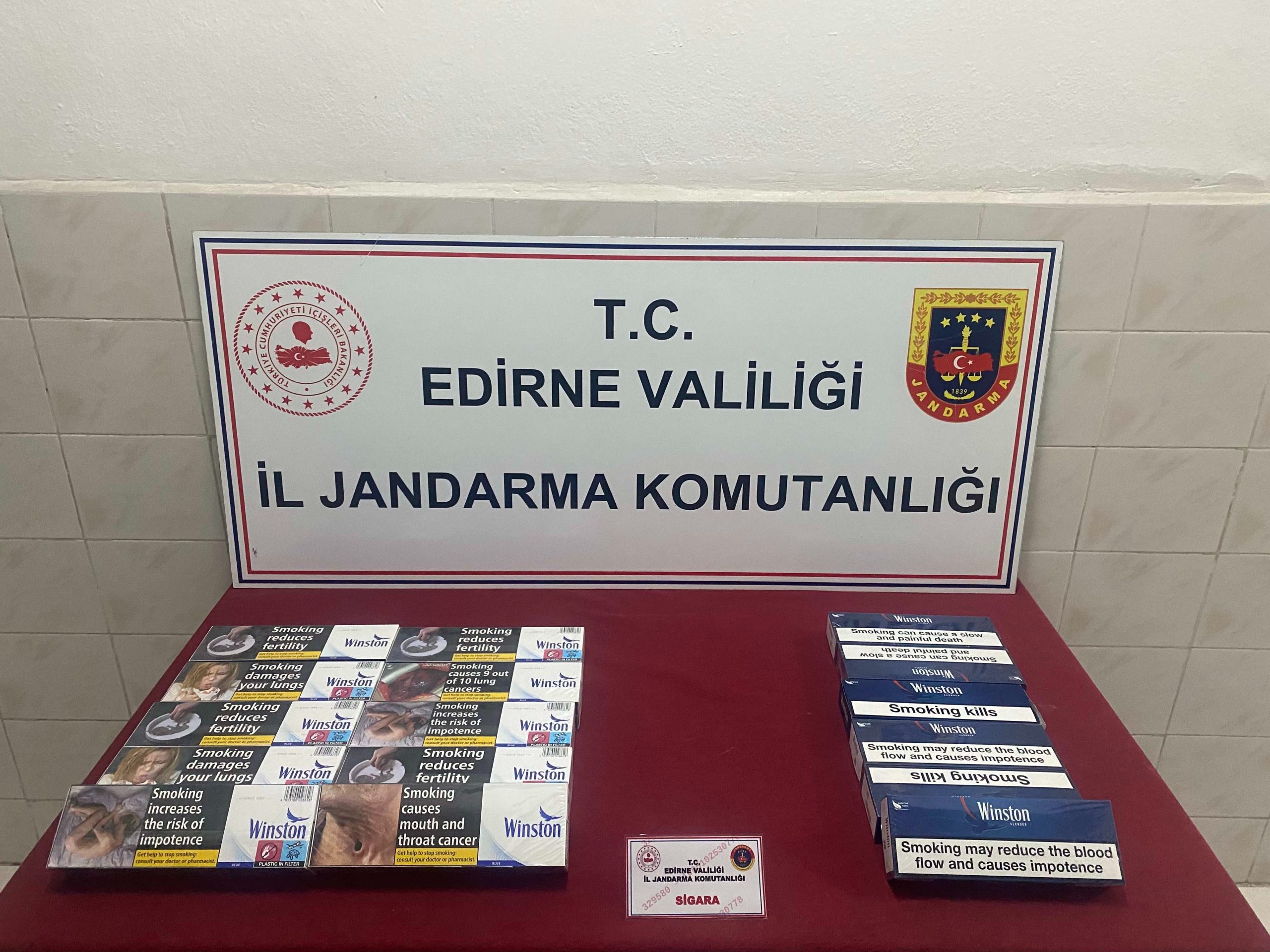 Kaçak sigaralar jandarma radarında