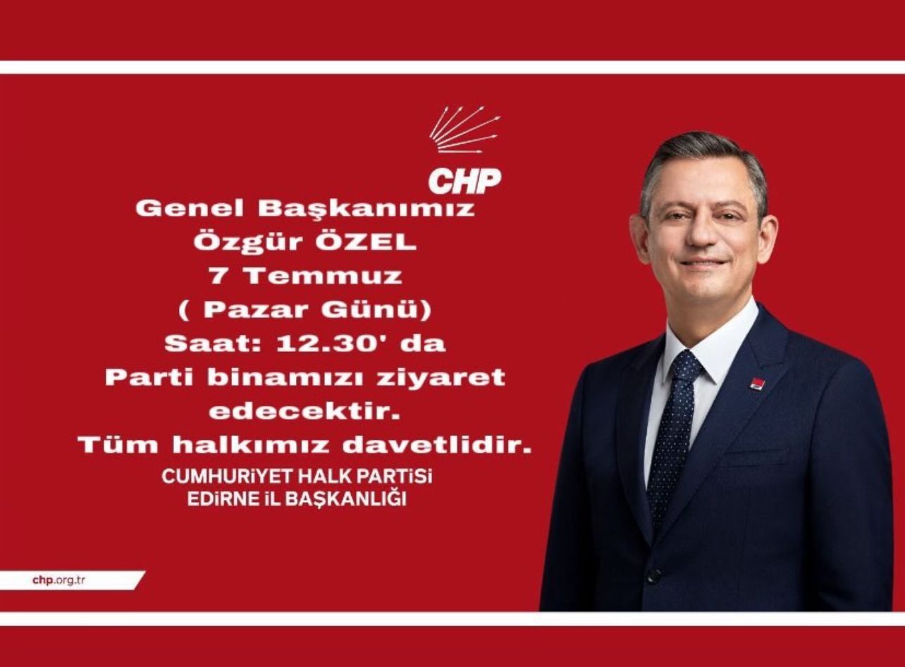 Özel Edirne’ye geliyor