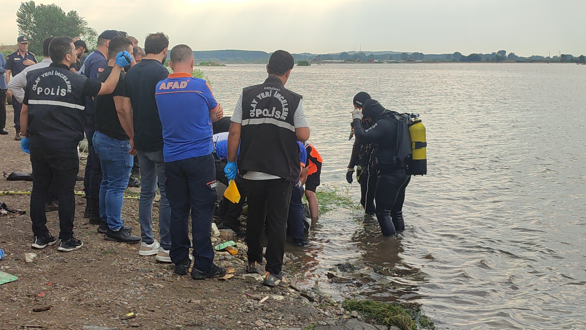 Meriç Nehri'nde kahreden olay