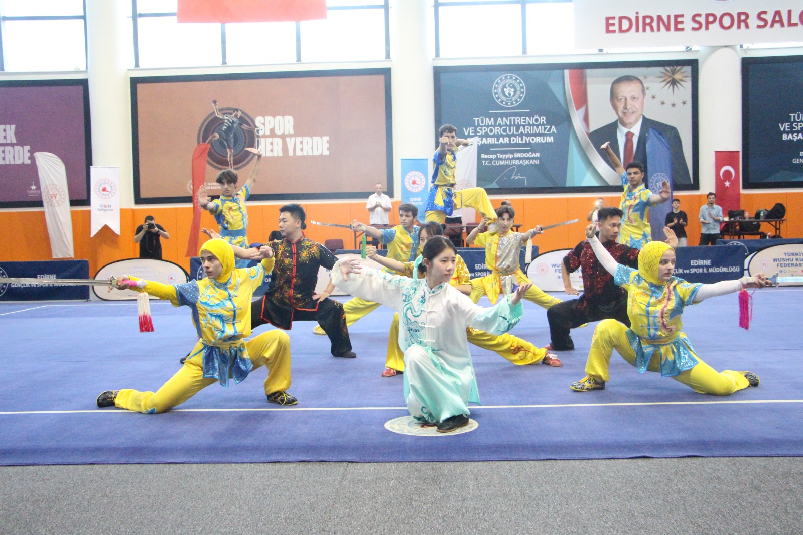 Wushu Kung Fu şampiyonasına yoğun katılım