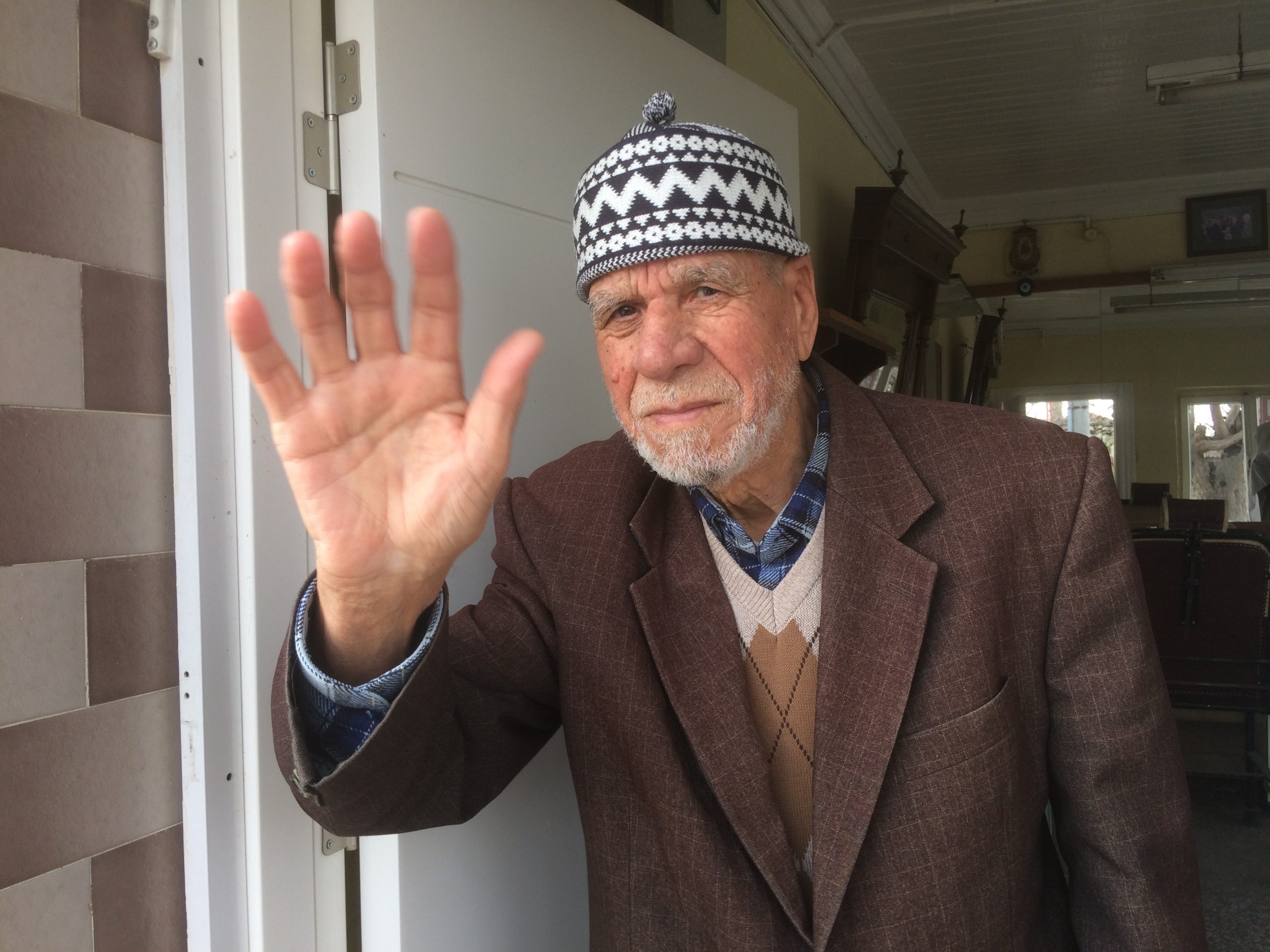 80 yıllık berber Kandır'a son görev