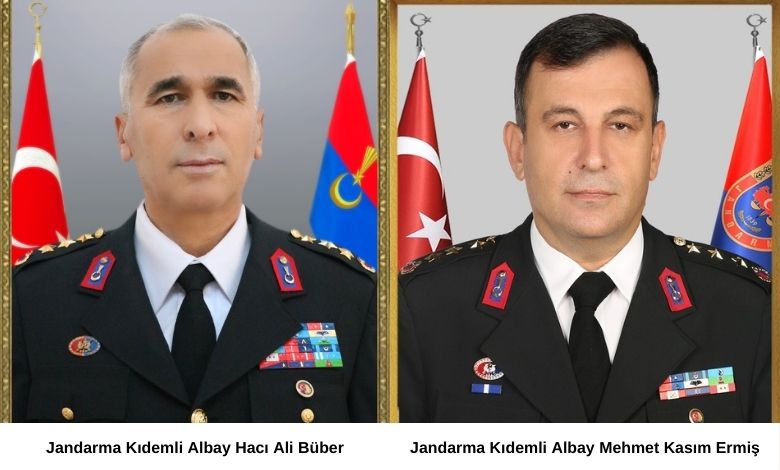 İl Jandarma Komutanlığı'nda değişim