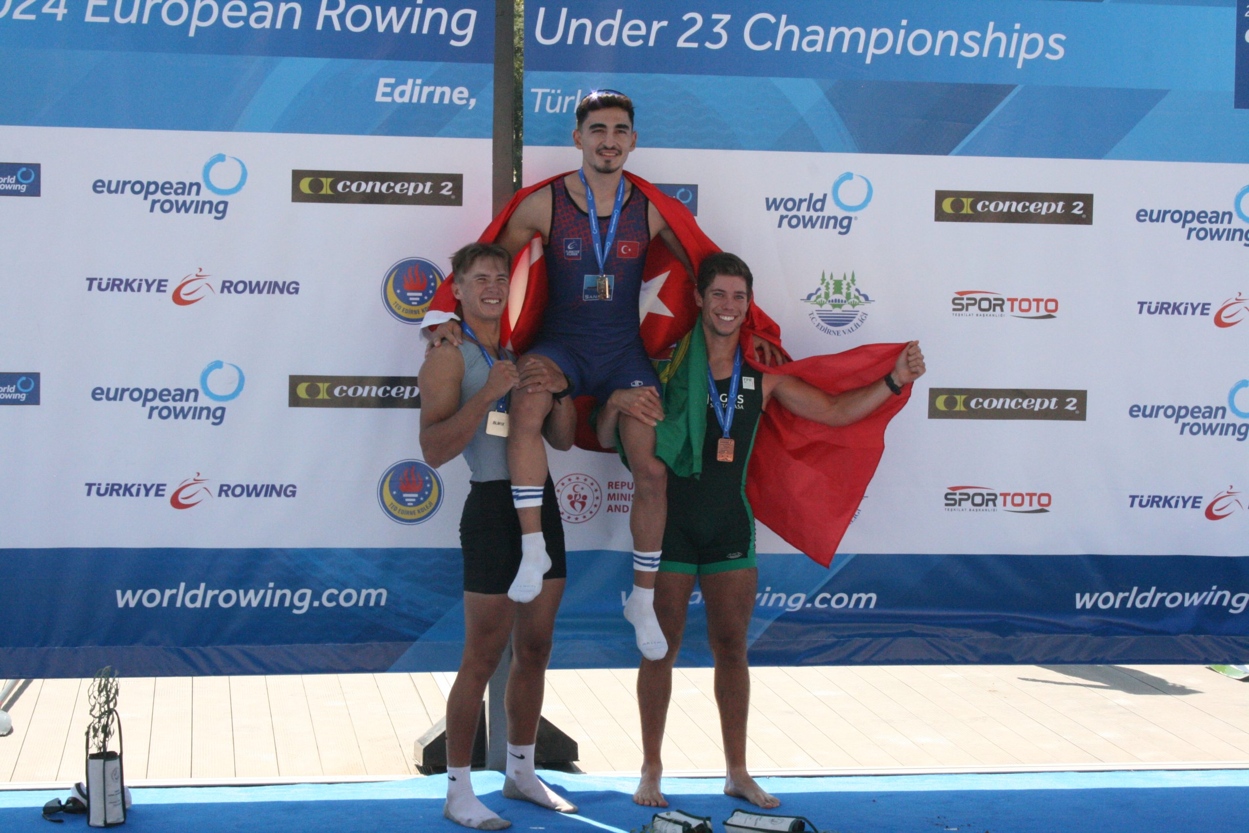 Meriç’te Türkiye’ye altın madalyalar üst üste geldi