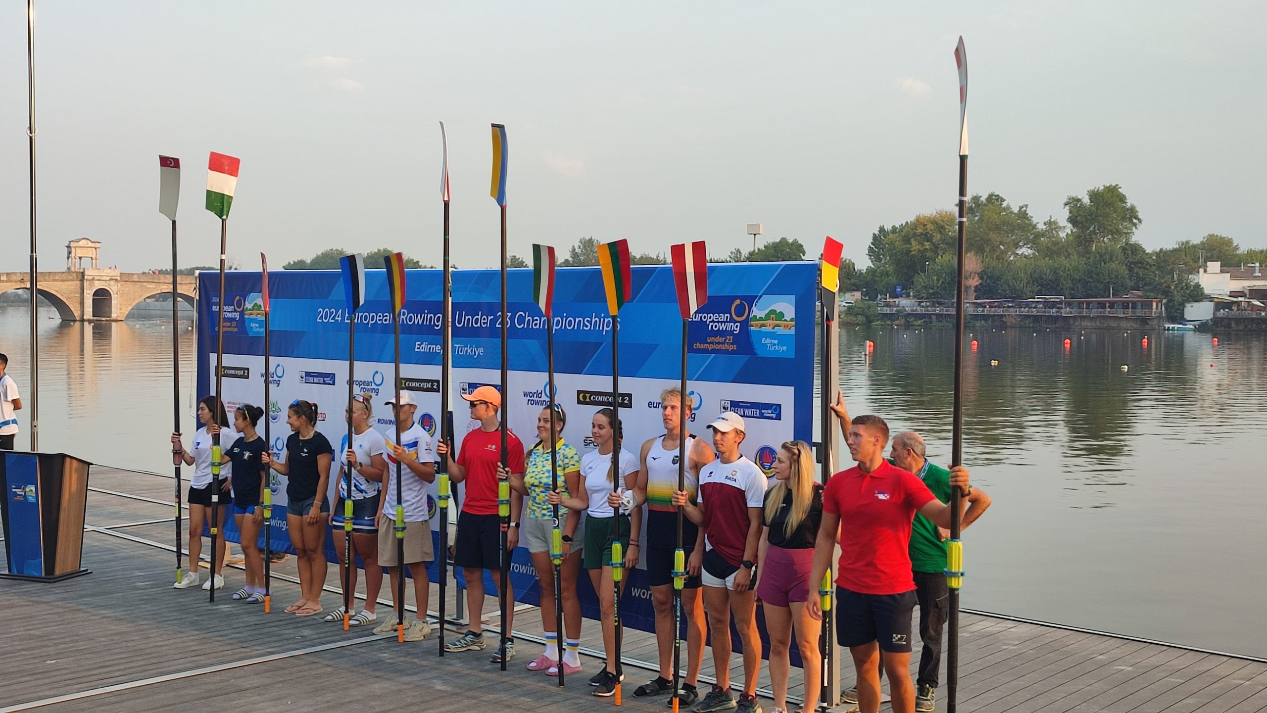 23 Yaş Altı Avrupa Kürek Şampiyonası törenle başladı