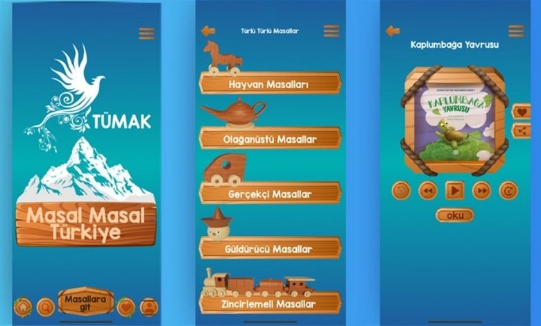 Çocuklara özel masal uygulaması geliştirildi