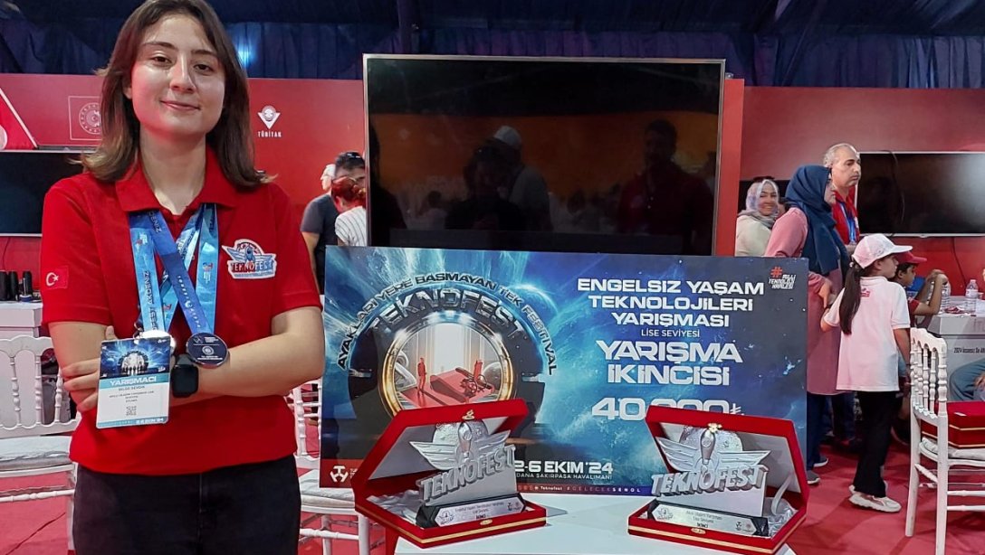 Edirneli Bilge Sevdik'ten TEKNOFEST'te büyük başarı