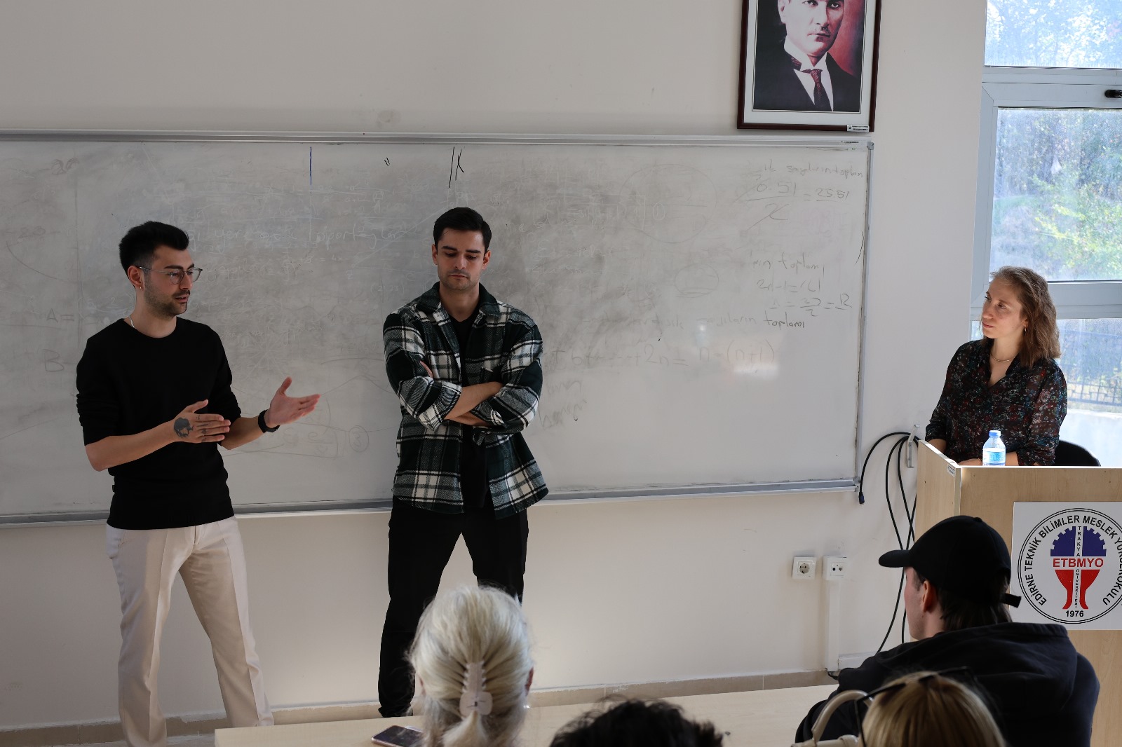 Emirhan Tekin ve Tibet Töre, T.Ü.'de tecrübelerini aktardı