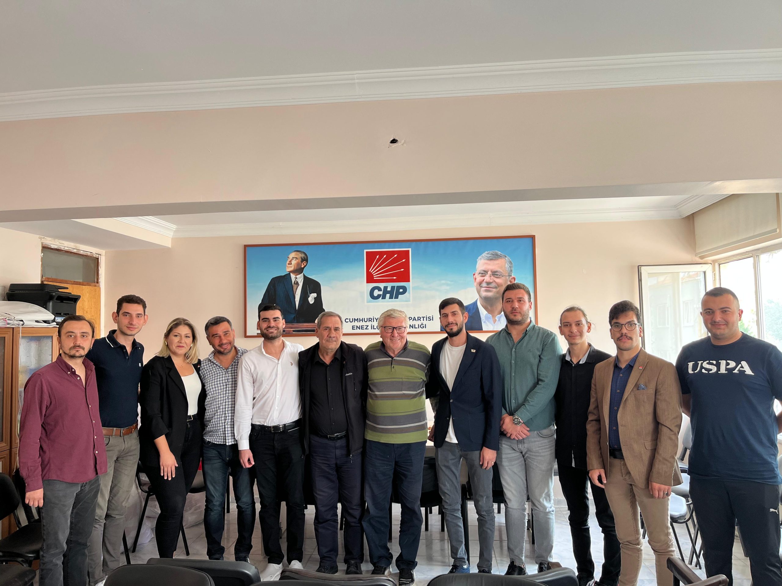 CHP Enez örgütünden Varel'e destek