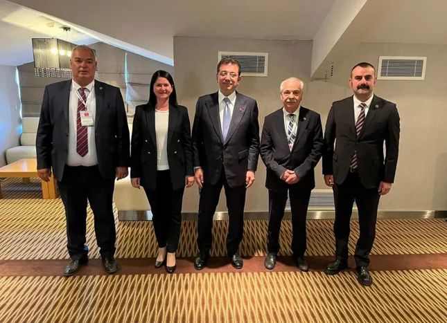 Başkanlar TBB'de İmamoğlu'yla buluştu