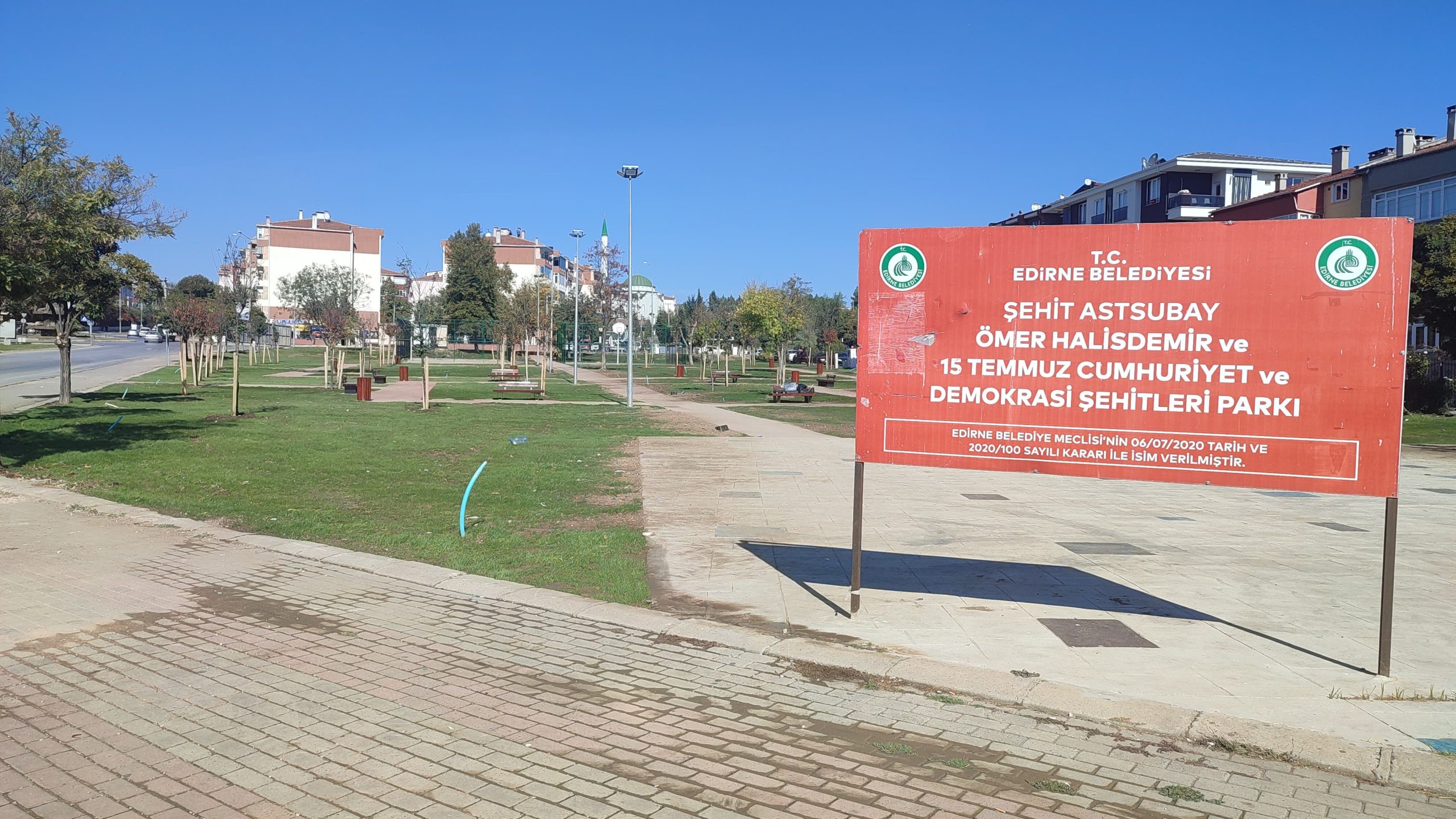 15 Temmuz Parkı'nda sona gelindi