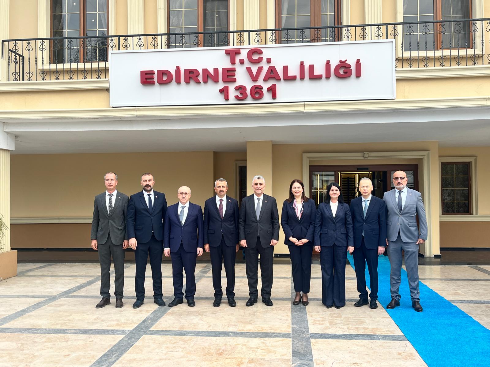 Bakan Bolat, Edirne'de