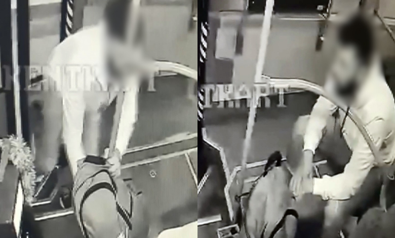 ETUS şoförünün cüzdanını çaldı