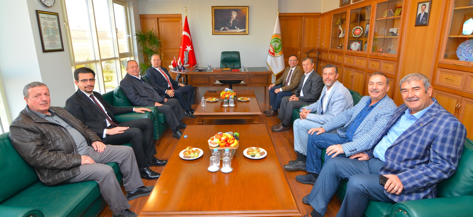 Saadet'ten Edirne Ticaret Borsası’na ziyaret