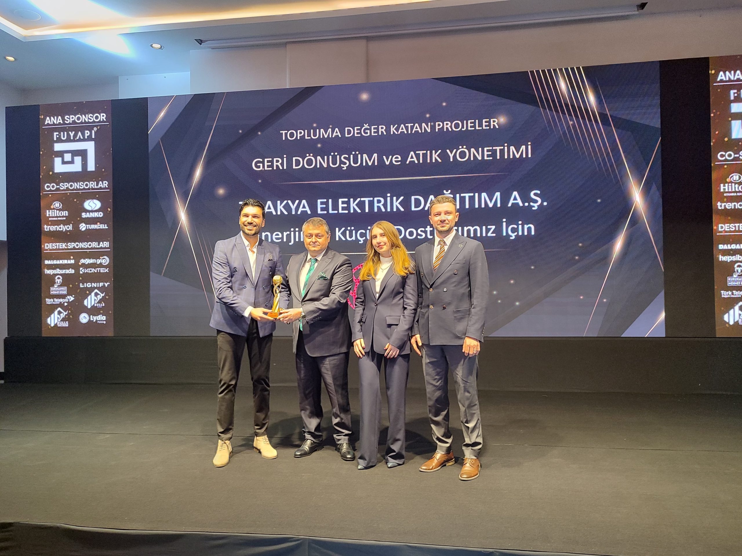 TREDAŞ’ın projesine 'Toplumsal Fayda' ödülü