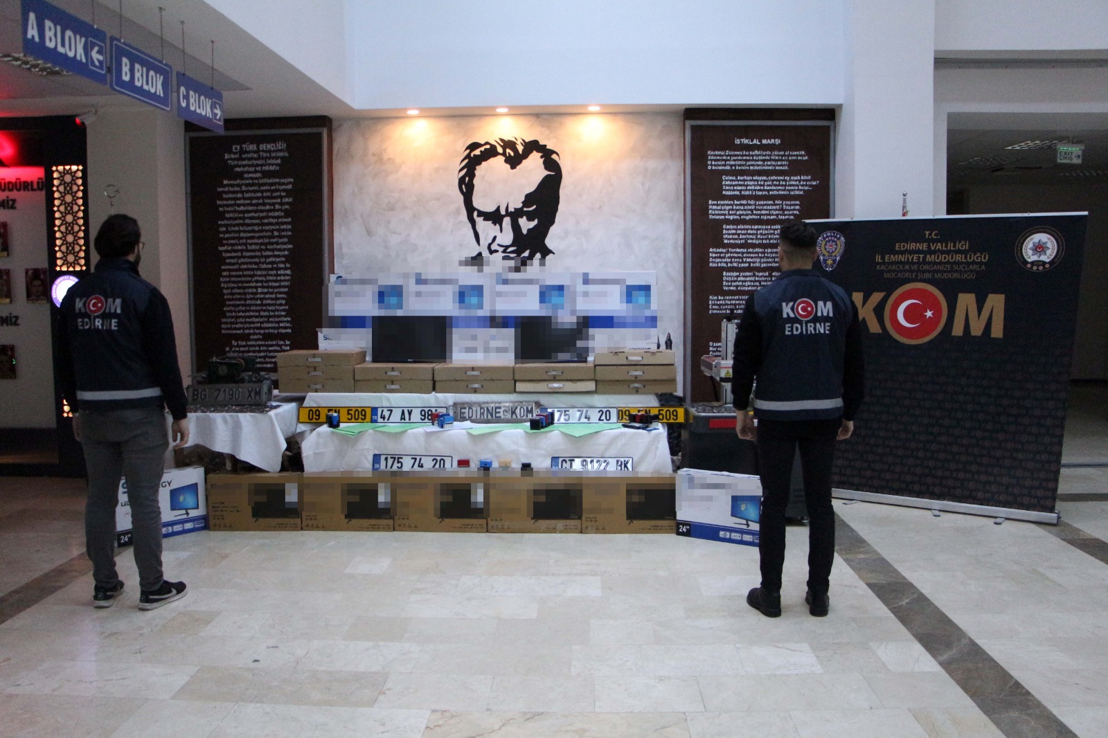 Edirne'de sahtecilik operasyonu: 9 gözaltı