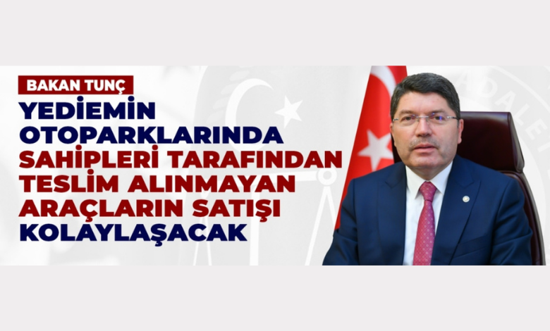 Yediemin otoparkında bekleyen araçların satışına düzenleme