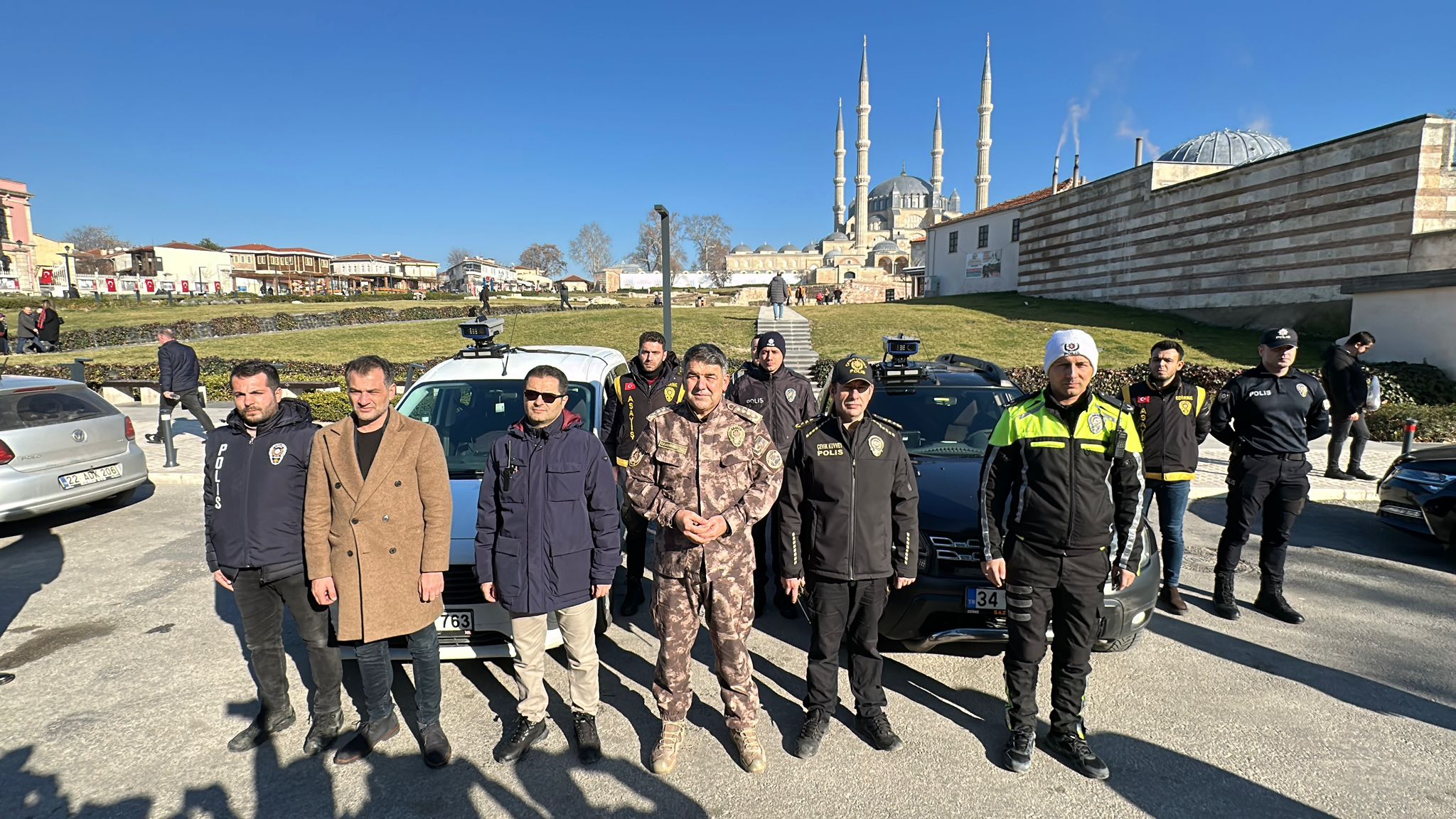 Edirne emniyetinden 1515 personelle yılbaşı mesaisi
