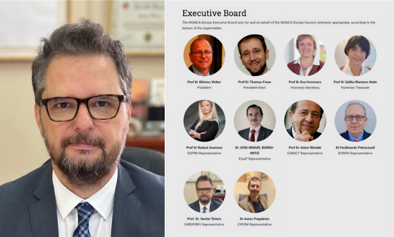 Prof. Dr. Öztora, WONCA Avrupa'nın Yönetim Kurulu'nda
