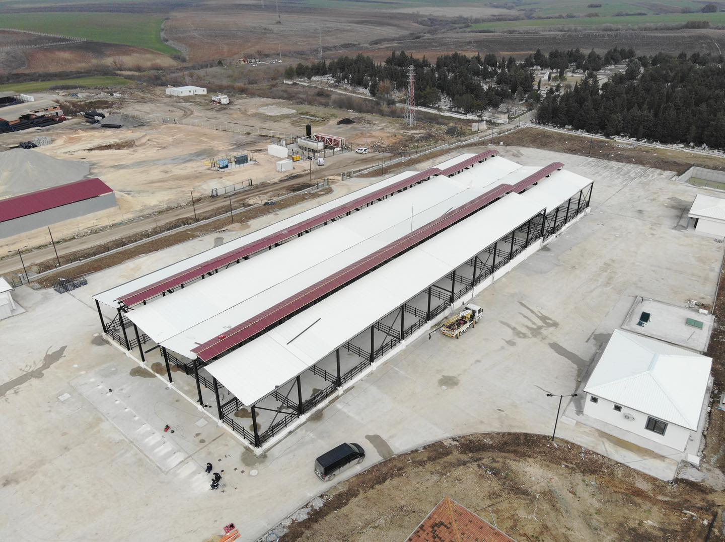 Yeni canlı hayvan pazarında sona doğru