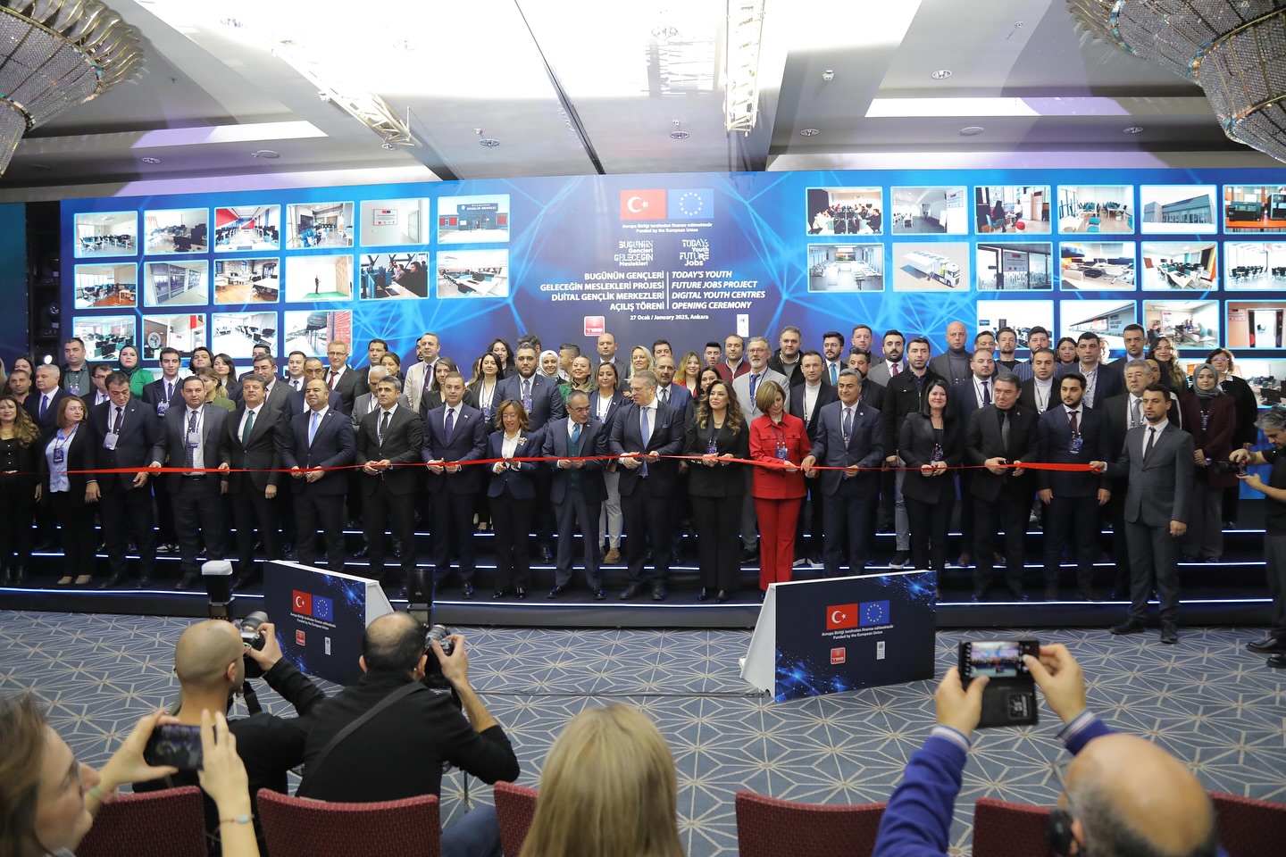 Gencan Akın TBB Gençlik Merkezleri açılışında