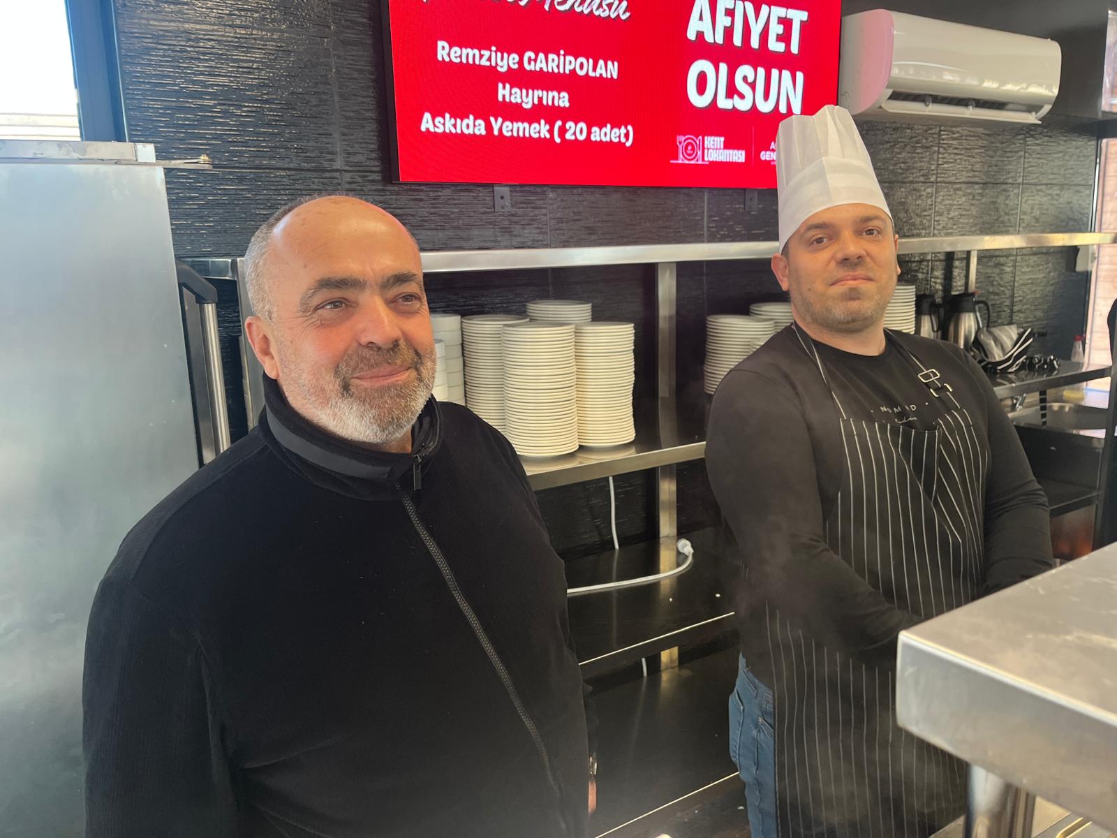 Altunhan’dan 500 kişilik 'askıda yemek' bağışı