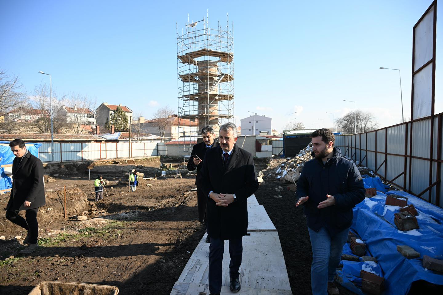 6 asırlık mescitte restorasyon devam ediyor