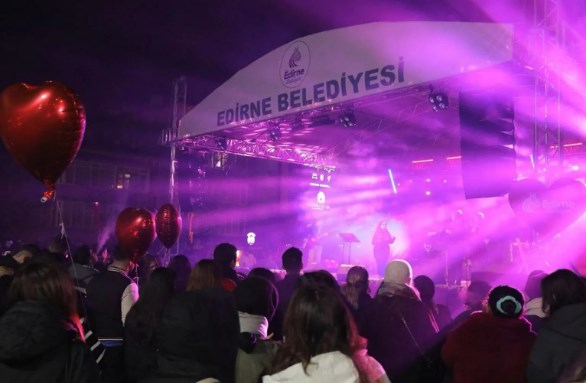 Edirne 14 Şubat’ı kutladı