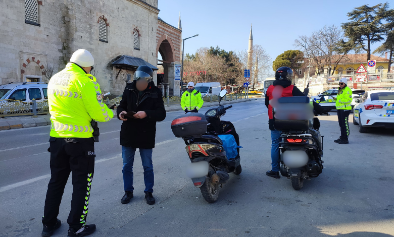 Motosiklet denetiminde ceza yağdı!