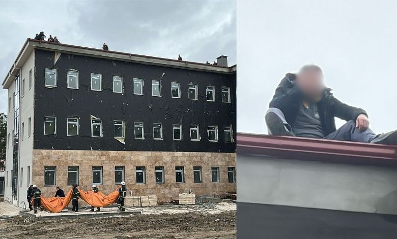 Maaşını alamayan inşaat işçisi, intihara kalkıştı