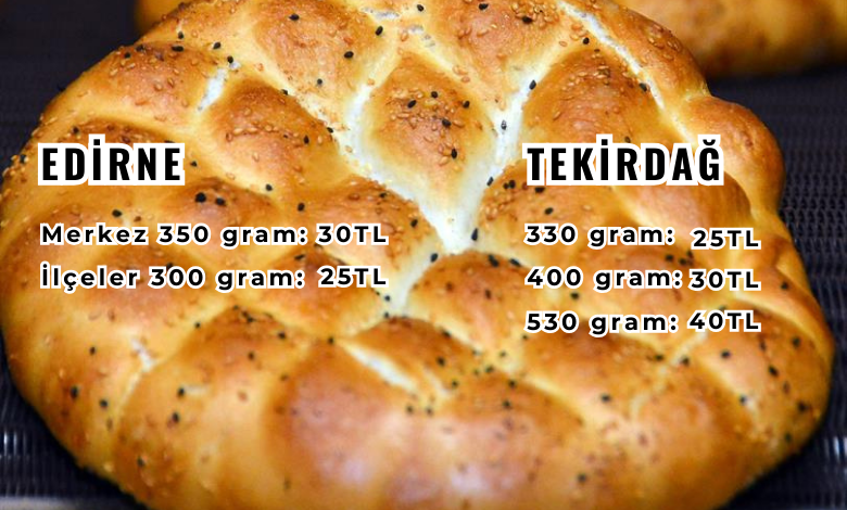 Tekirdağlı, aynı fiyata Edirneliden fazla pide yiyecek