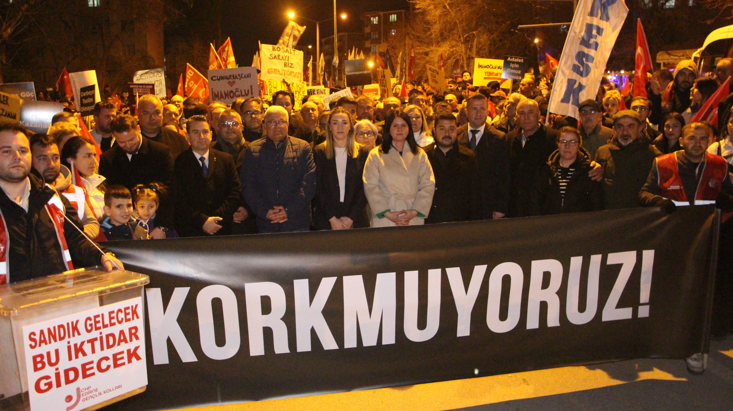 Edirnelilerden ‘Adalet’ yürüyüşü