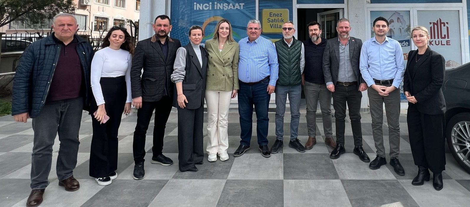 CHP teşkilatından Edirne İş İnsanları Derneği’ne ziyaret