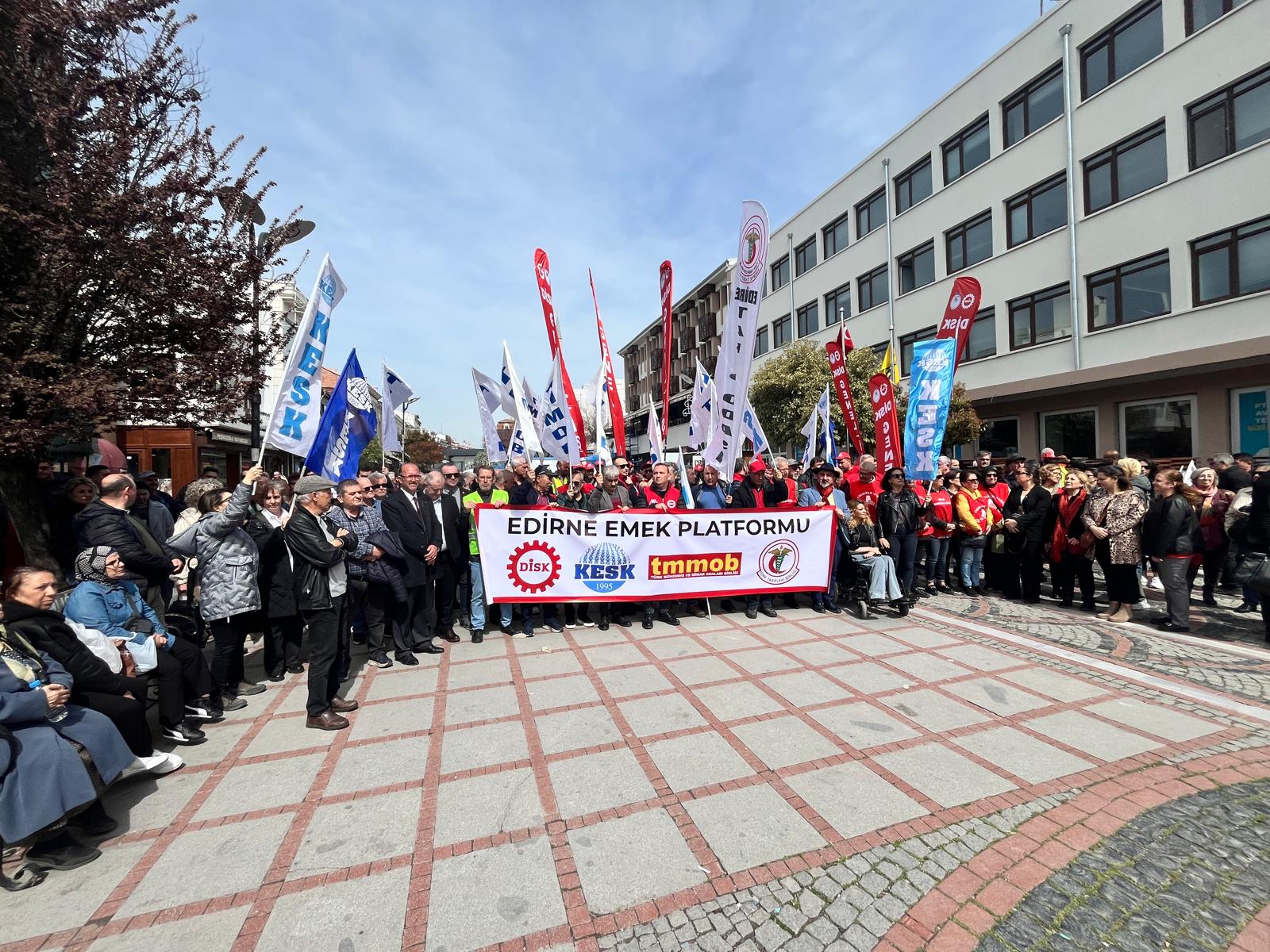 Edirne Emek Platformu’dan İmamoğlu’na destek!