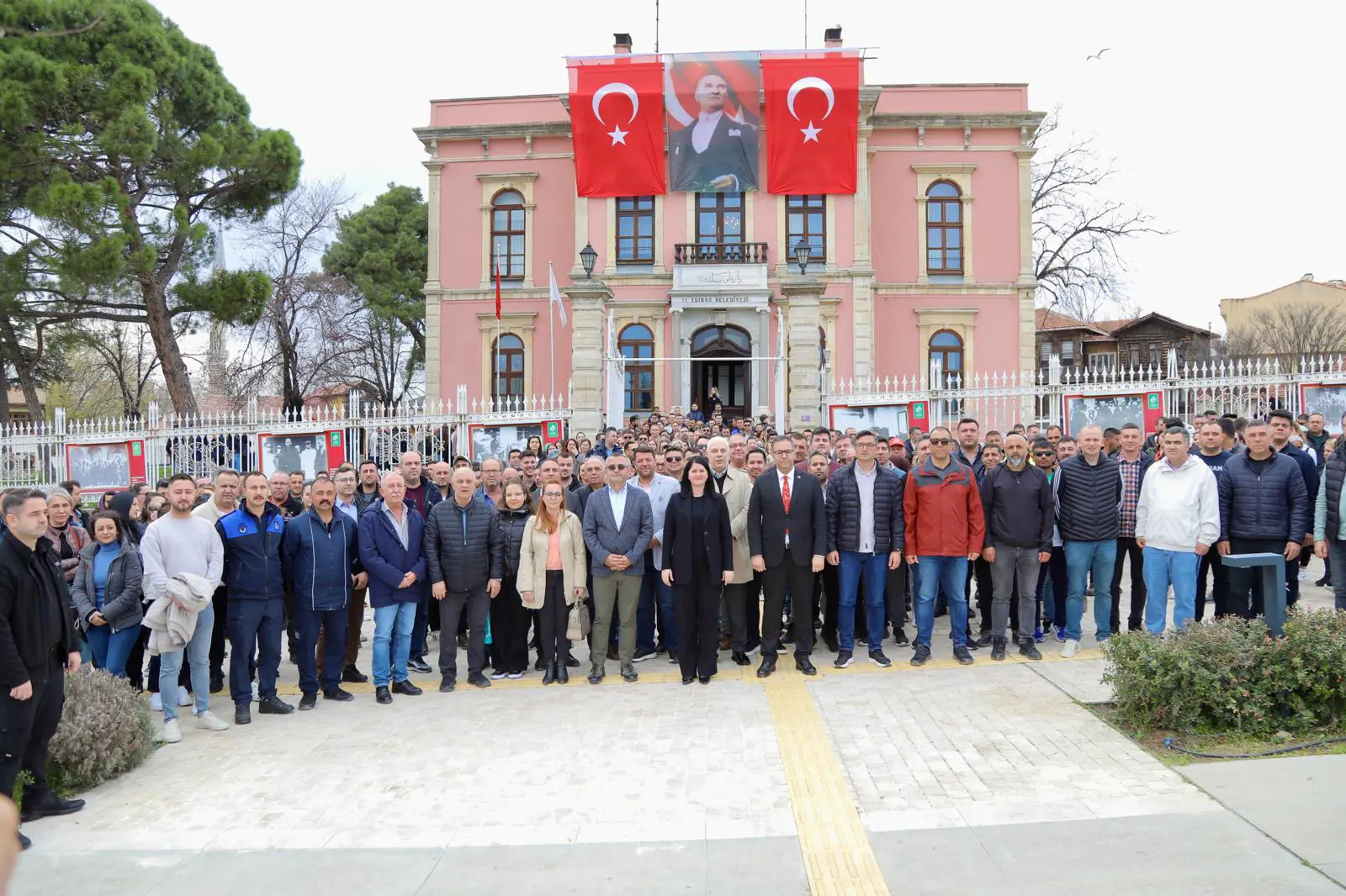 Edirne Belediyesi'nde bayramlaşma töreni