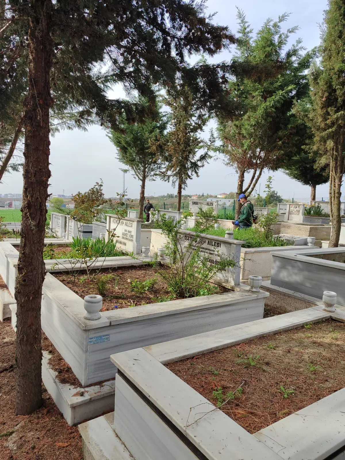 Mezarlıklara 'bayram' bakımı
