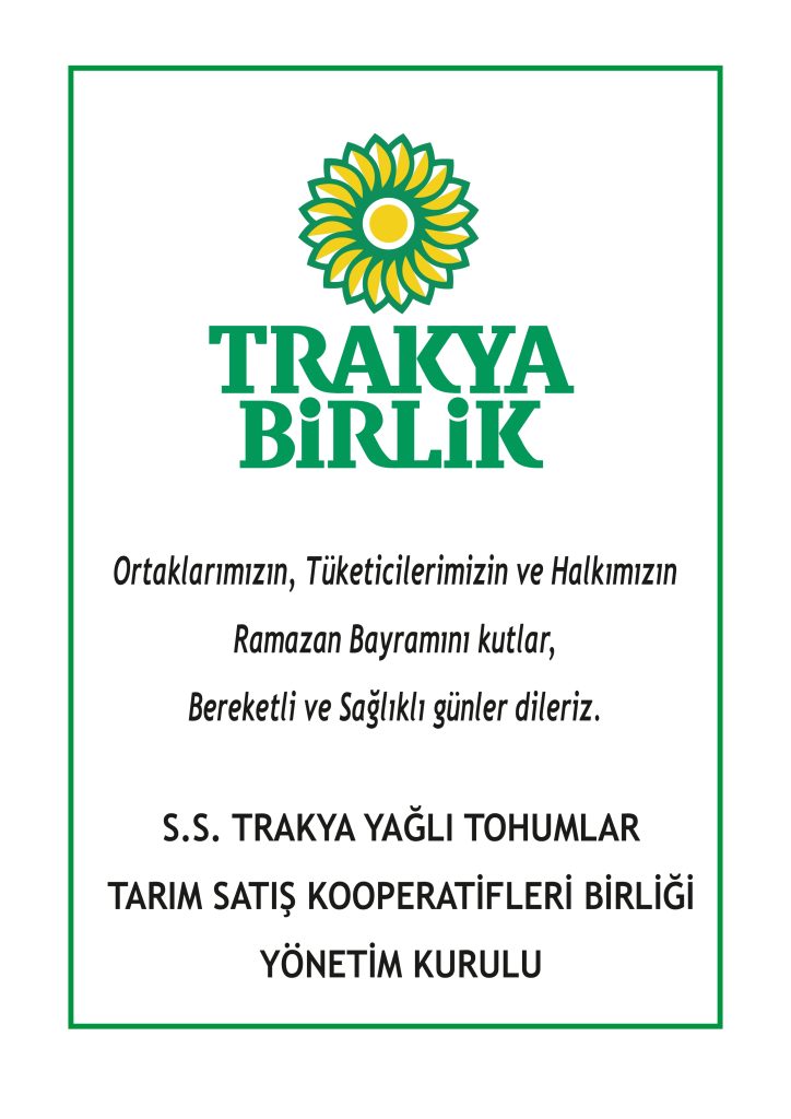 Trakya Birlik Ramazan Bayramı 2025 ilanı