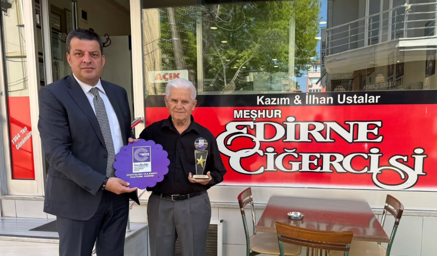 Kazım ustaya 'Anadolu Mutfak Kültürü' ödülü