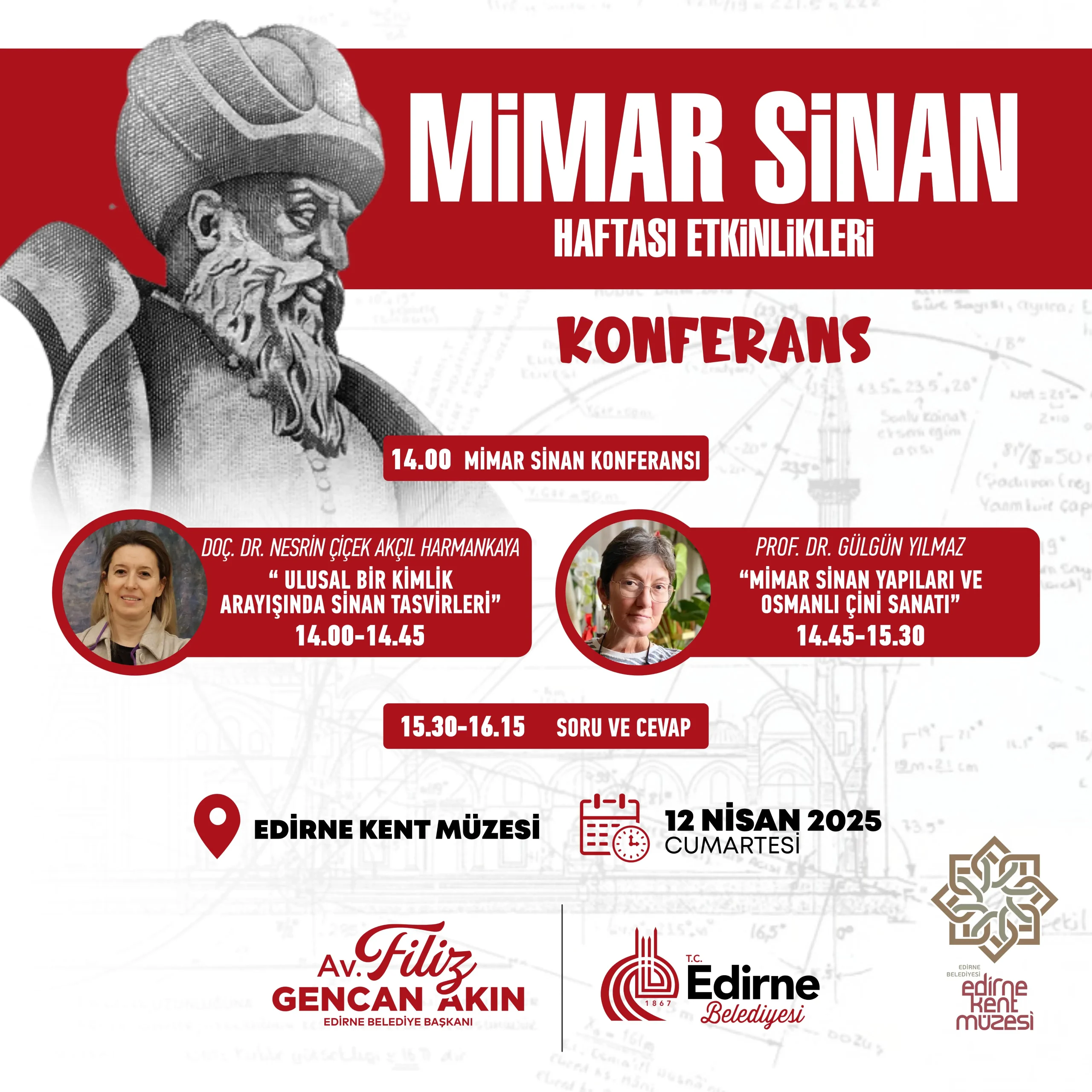 Selimiye’nin ustasına özel konferans